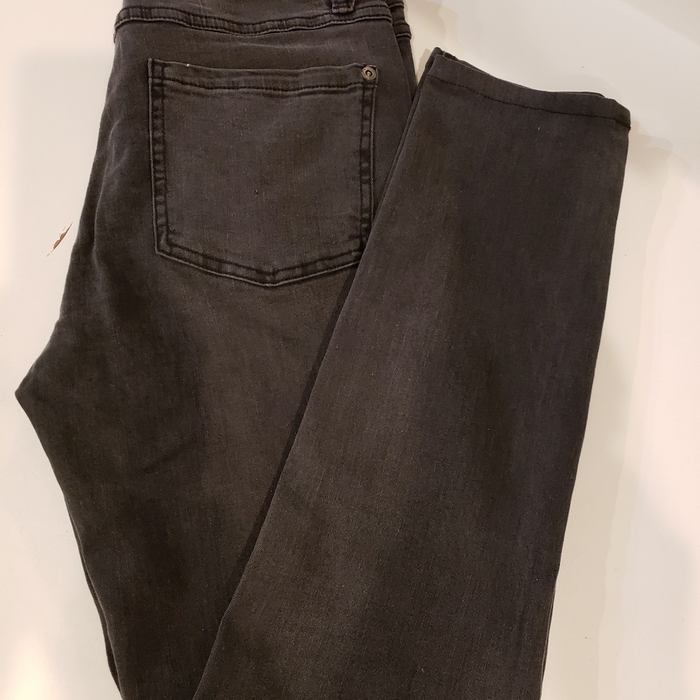 RVCA charcoal grey High-waisted skinny jean